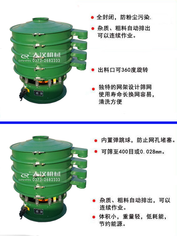 振動篩分機特點 振動篩分機特點
